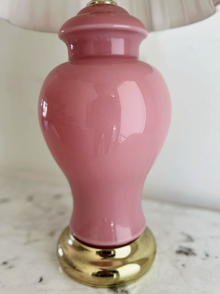 Pink Ceramic Table Lamp