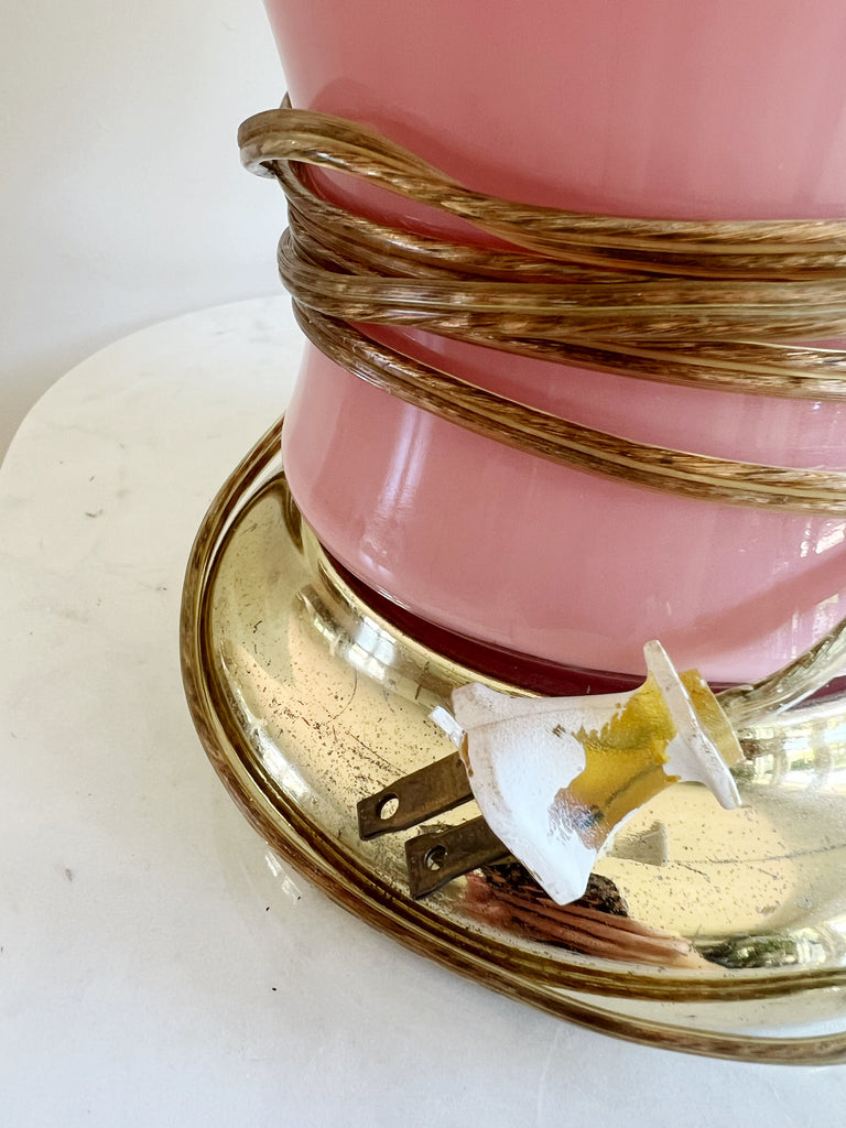 Pink Ceramic Table Lamp