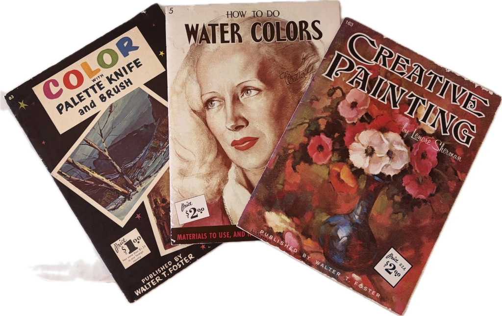 Vintage Art Instruction Book Set Published by Walter T. Foster