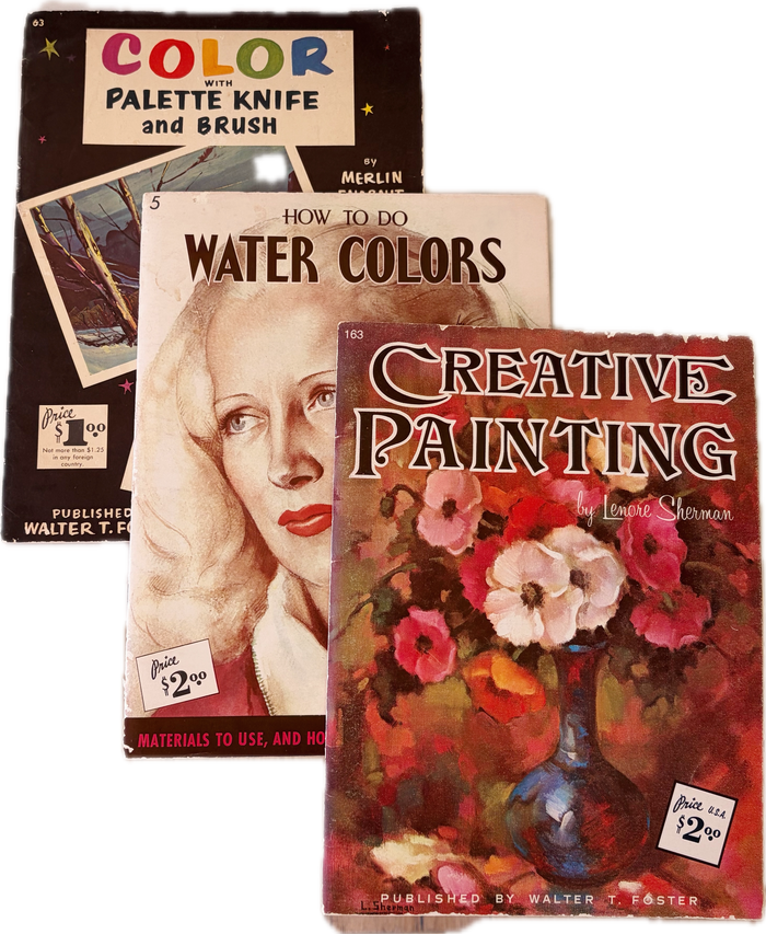 Vintage Art Instruction Book Set Published by Walter T. Foster