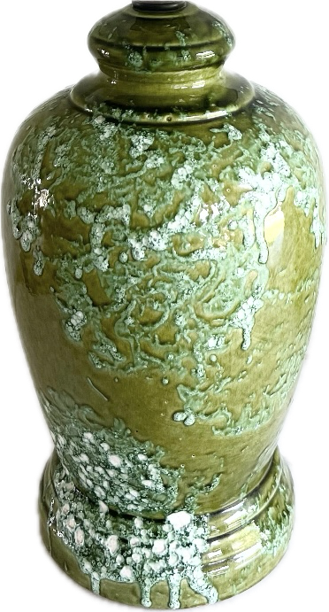 Green Glazed Porcelain Jar Lamp
