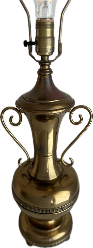 Stiffel Antique Brass Trophy Table Lamp