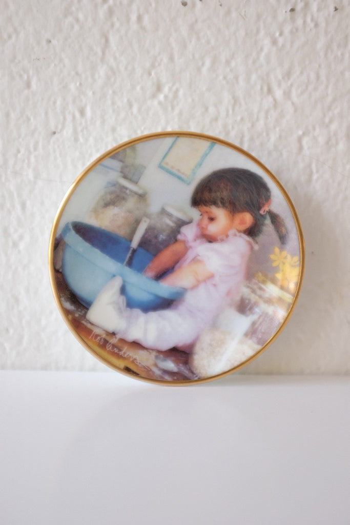 "Cookies for Daddy" Porcelain display dish