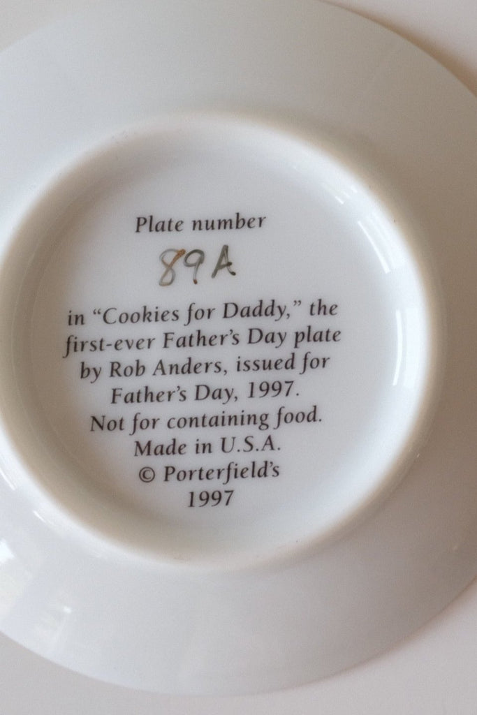 "Cookies for Daddy" Porcelain display dish