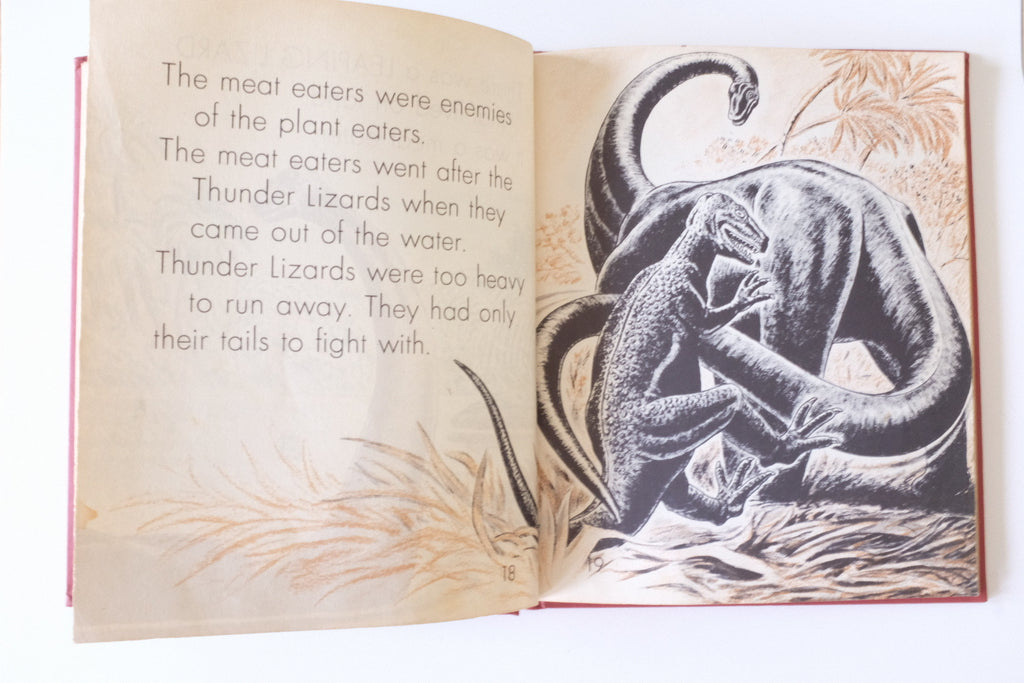 "The True Book of Dinosaurs" by Mary Lou Clark Hardcover