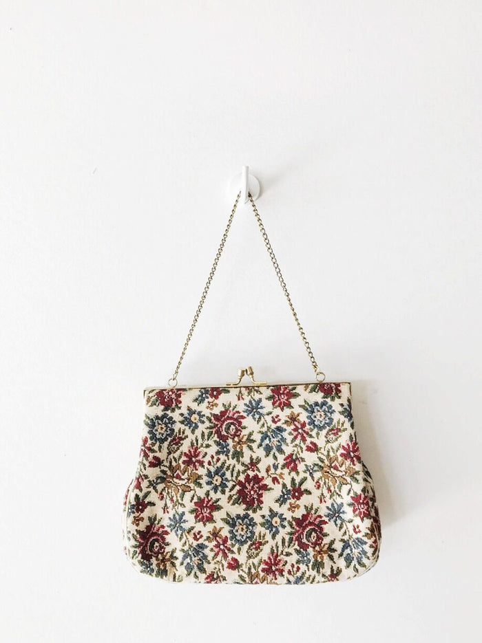 Vintage floral purse